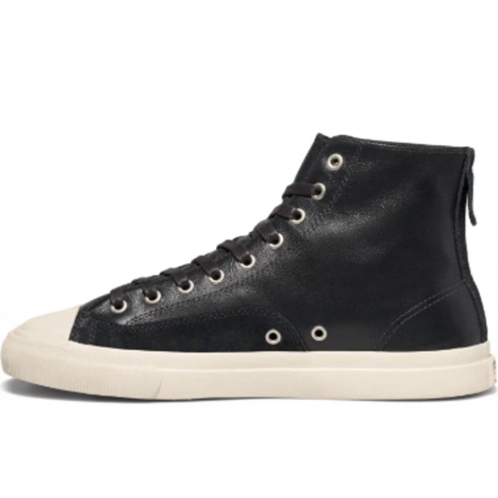 P.F. Flyers Black Sea Salt All-American High-Top Luxe Sneakers Size M 11 W 12.5 - Picture 12 of 12